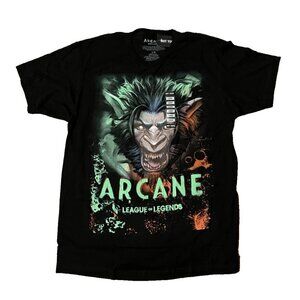 NEW Riot Games Arcane League of Legends VANDER Split Color Unisex T-Shirt LRG